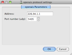 Editing parameters for the OpenAIS protocol