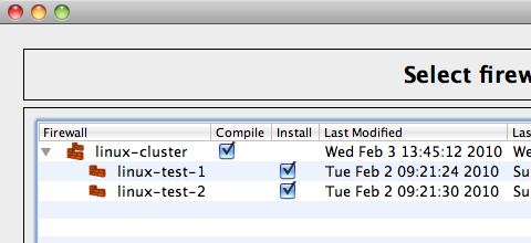 Compiling cluster object with two members