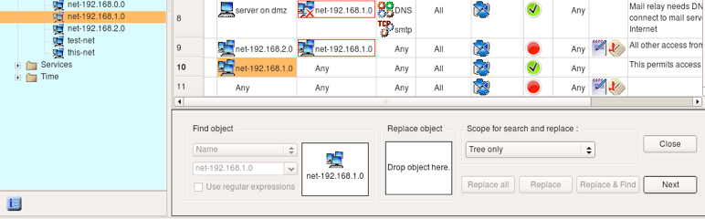 Drag the Original Object to the Find Field