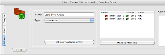 State Synchronization Group Object