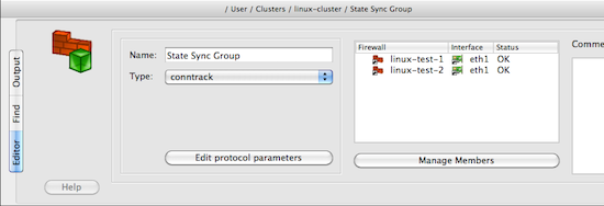 State Synchronization Group Object