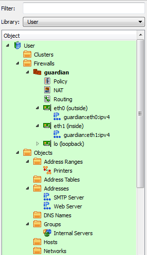 Object Tree Structure