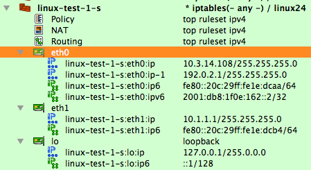 Example Configuration with Several IPv4 and IPv6 Addresses