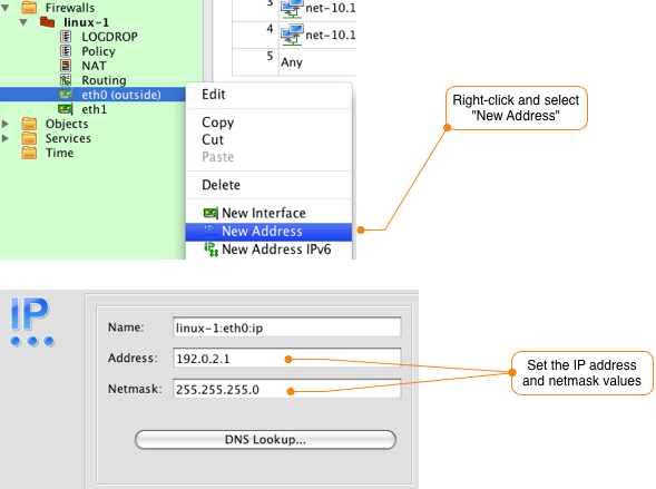 Setting IP Address for eth0