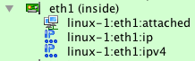 Adding Attached Network Object to Interface eth1