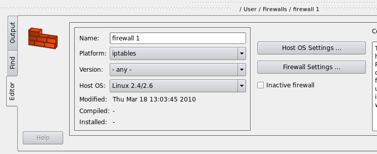 Firewall Controls