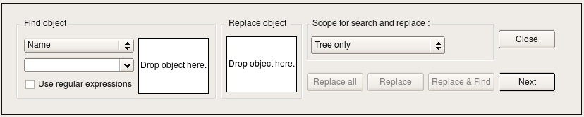 Find/Replace Dialog