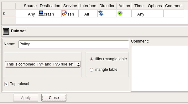 Host in a Rule with both IPv4 and IPv6