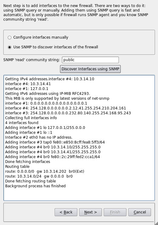 Discovering Interfaces via SNMP