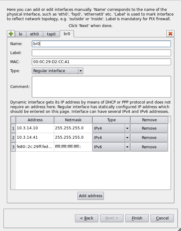 Editing Interfaces Discovered Using SNMP